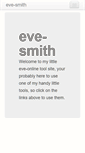 Mobile Screenshot of eve.smith-net.org.uk