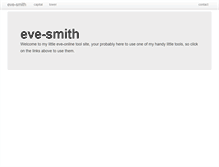 Tablet Screenshot of eve.smith-net.org.uk